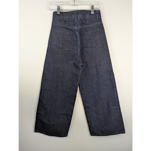 Asos Womens Jeans Sz 4Wide leg,Button fly,Dark Navy see Meas - Picture 9 of 9